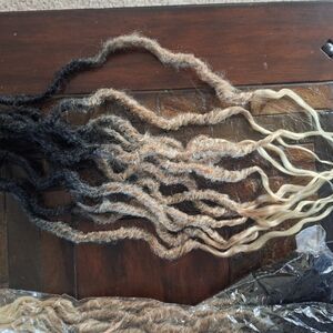 Ombre Black and Blonde Hair Extensions